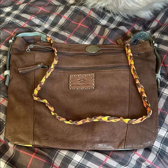 Multicolor Patchwork Shoulder Bag - Picture 2 of 5